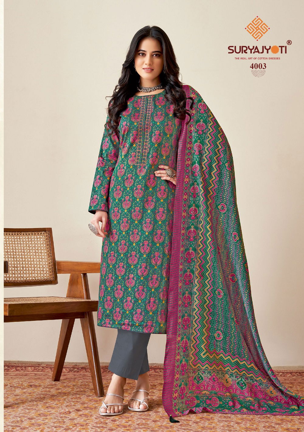 Kalki Vol 4 By Suryajyoti Jam Satin Dress Material Catalog

